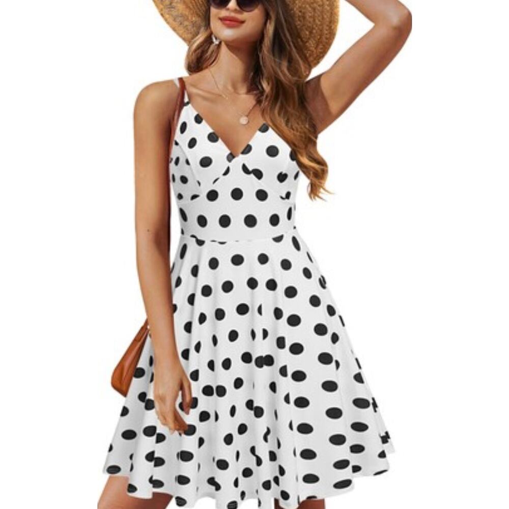 Elesol polka dot dress